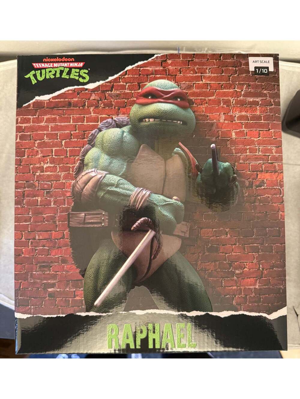 Art Scale 1/10 Statue Iron Studios TMNT Raphael Movie + FREE Youtooz Collectible